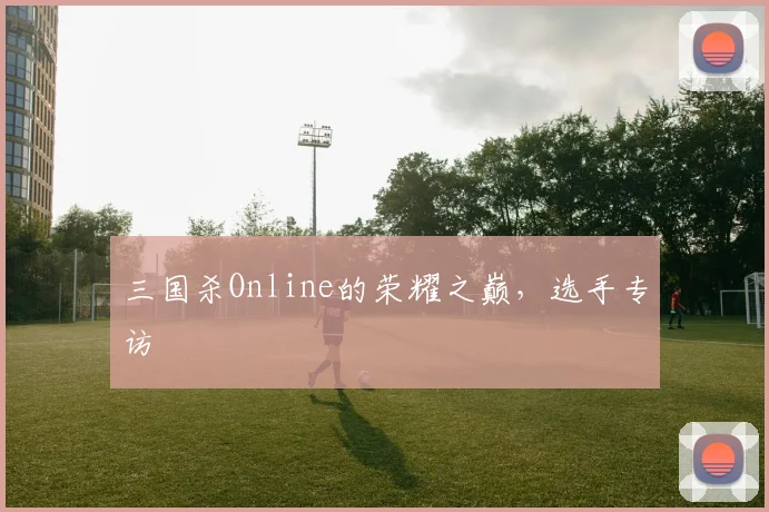 三国杀Online的荣耀之巅，选手专访
